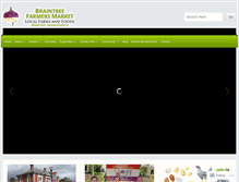 Tablet Screenshot of braintreefarmersmarket.org